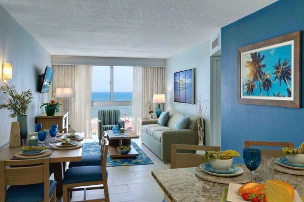 grand seas by exploria resorts hotel ff&e and small hotel room interior design by sena hospitality design