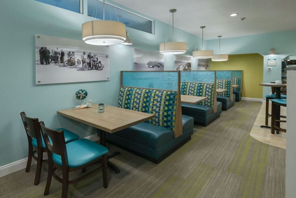 beach side cafe after restaurant renovation