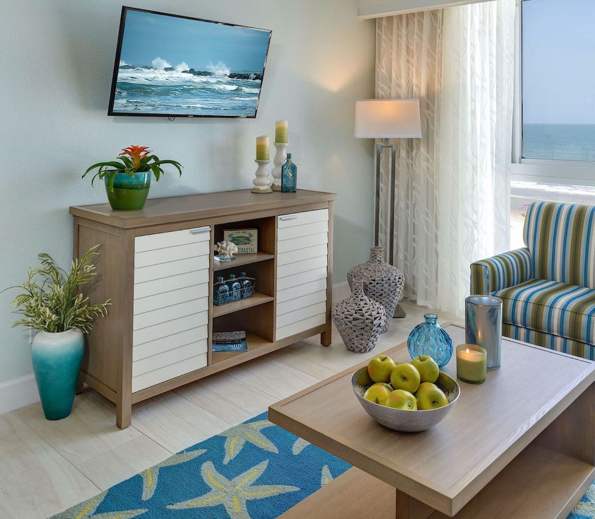 grand seas by exploria resorts hotel room ff&e and interior design by sena hospitality design