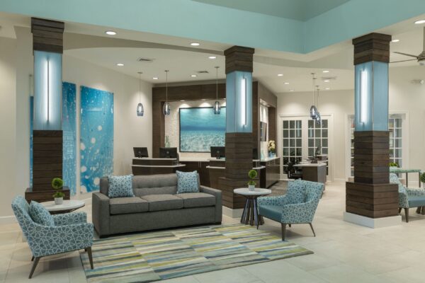 hotel lobby renovation interior design ff&e furniture fixtures procurement and installations