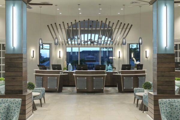 summer bay orlando hotel check in lobby renovations ff&e interior design